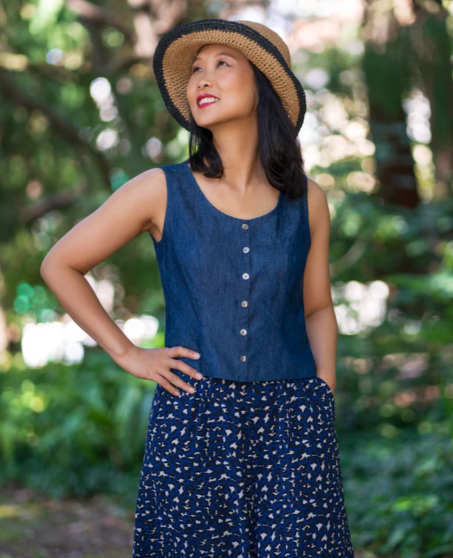 Itch to Stitch Madalena Vest Top - Image 3