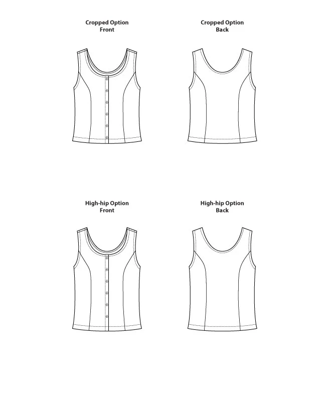 Itch to Stitch Madalena Vest Top - Image 9