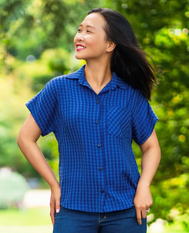 Itch to Stitch Nosara Shirt - Printed copy shop SIZES 00-20/A CUP (+£7.00)