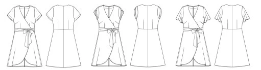 Itch to Stitch Petaluma Faux Wrap Dress - Image 8