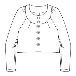 Itch to Stitch Salamanca Cropped Jacket - Image 5