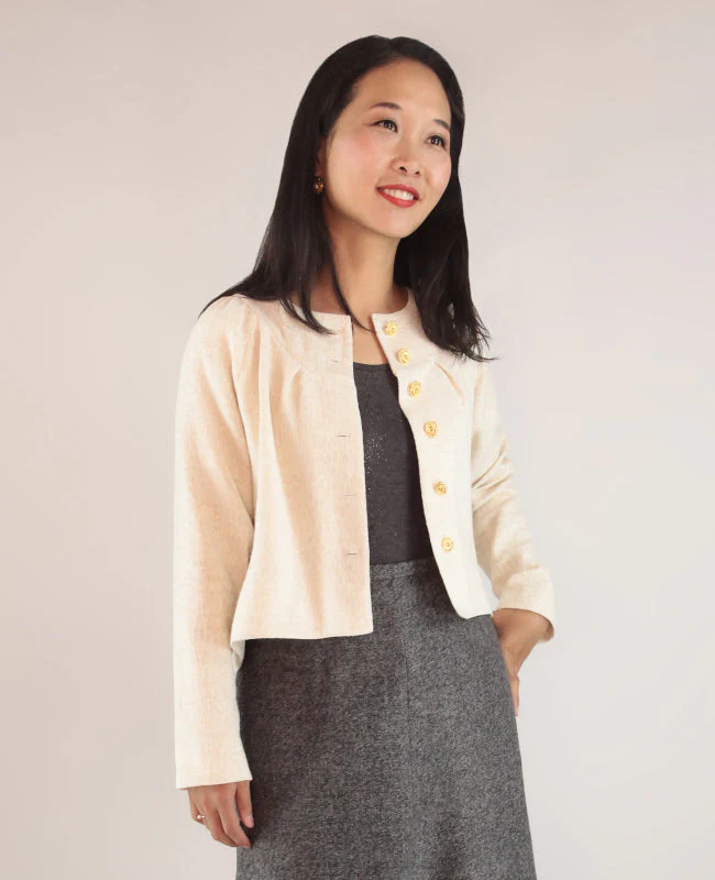 Itch to Stitch Salamanca Cropped Jacket - Printed copy shop (+£7.00)