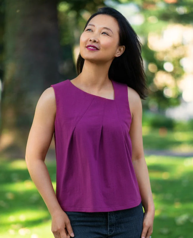 Itch to Stitch Sentosa Tank - Printed copy shop SIZES 16-40 / REGULAR BUST (+£7.00)