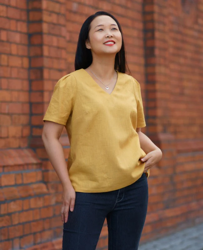 Itch to Stitch Seychelles Top - Printed copy shop SIZES 00-20/DD CUP (+£7.00)