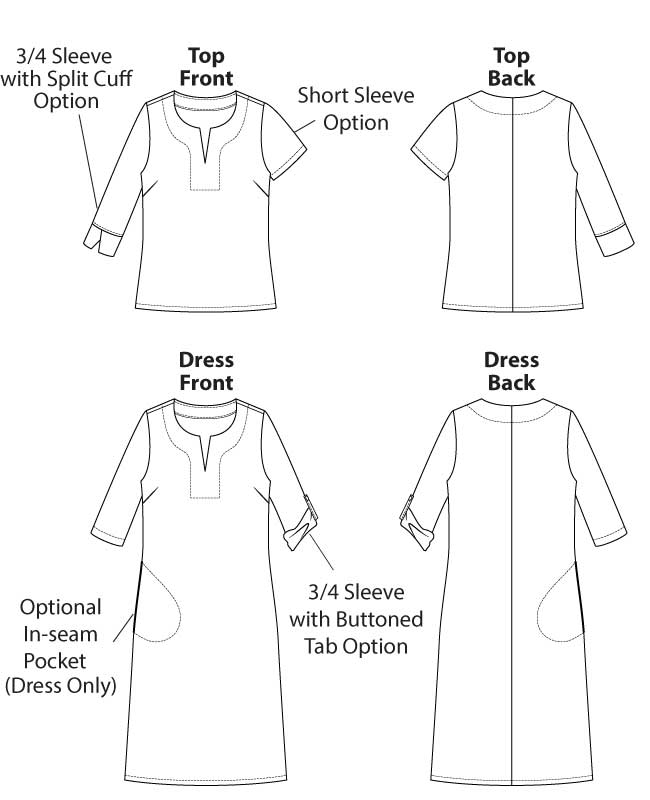 Itch to Stitch Vikos Top and Dress - Image 9