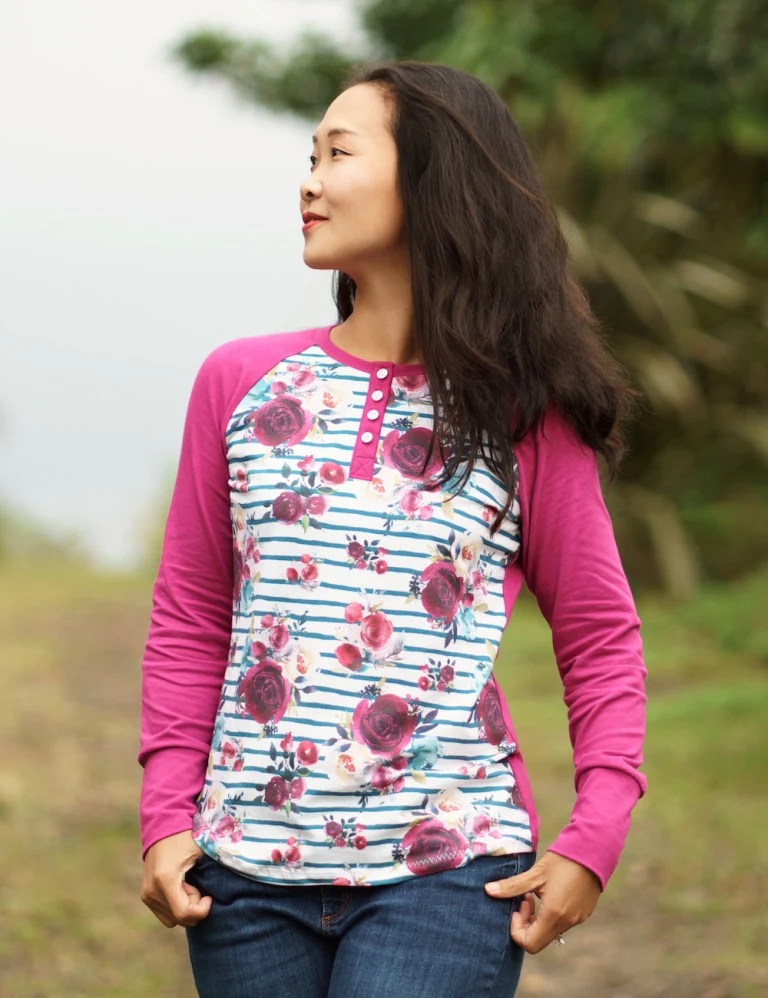 Itch to Stitch Visby Henley and Top - Printed copy shop (+£7.00)