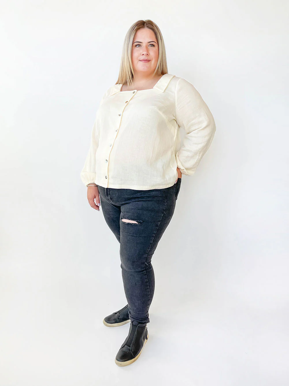 Jennifer Lauren Handmade Aisling Blouse - Image 6