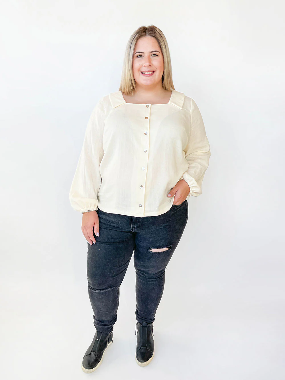 Jennifer Lauren Handmade Aisling Blouse - Image 7