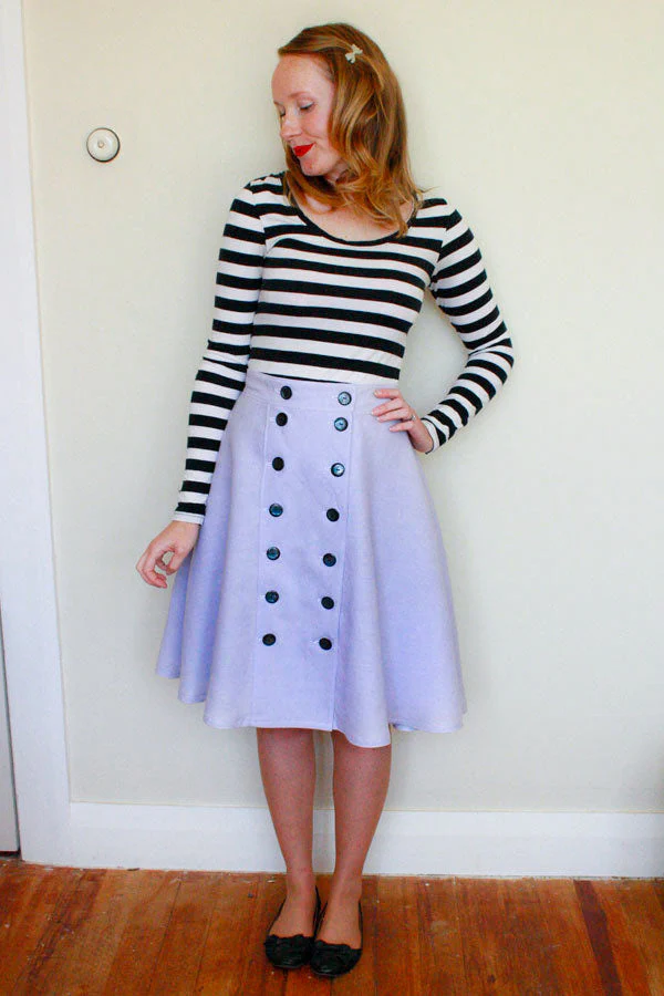 Jennifer Lauren Handmade Cressida Skirt - Printed copy shop (+£7.00)