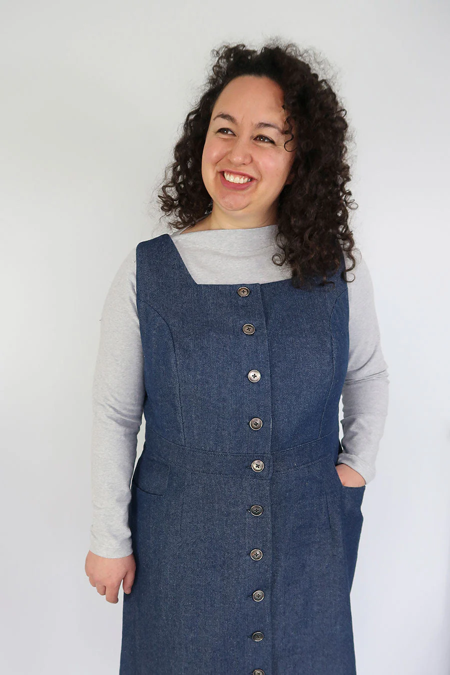 Jennifer Lauren Handmade Dulcie Pinafore - Image 4