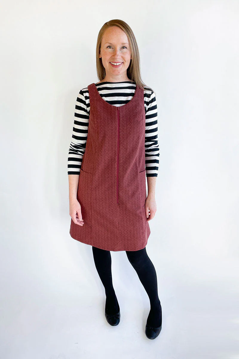 Jennifer Lauren Handmade Georgie Pinafore - Printed copy shop SIZES 16-34 / C CUP (+£7.00)