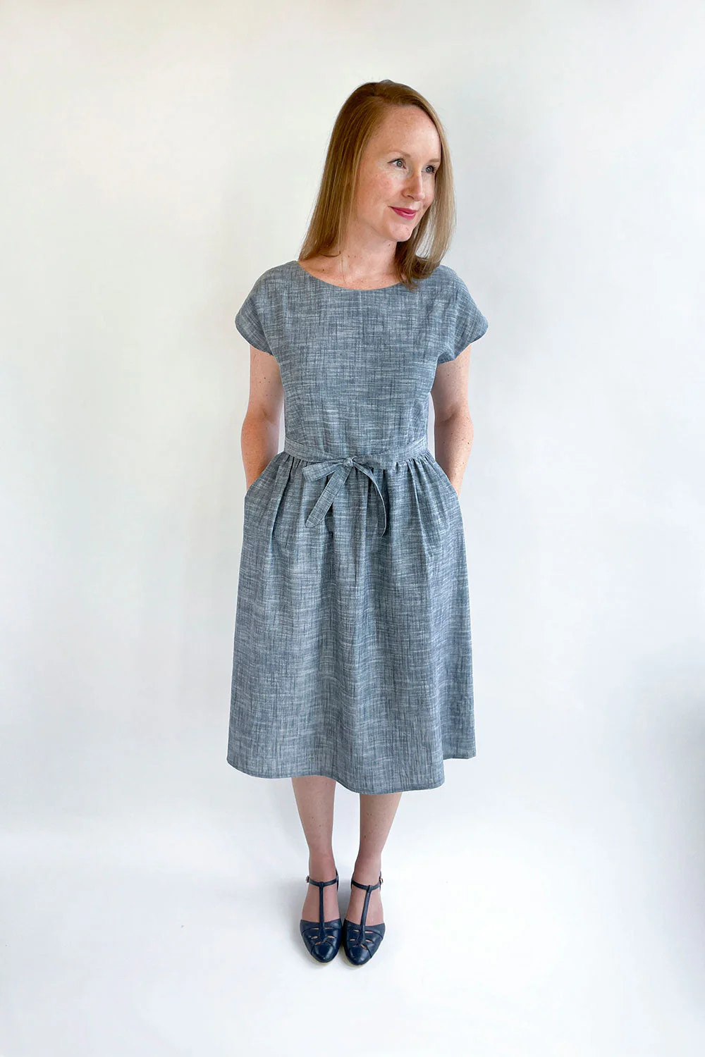 Jennifer Lauren Handmade Isla Wrap Dress (SIZES 6-24 / A-D CUPS) - Printed copy shop (+Ā£7.00)