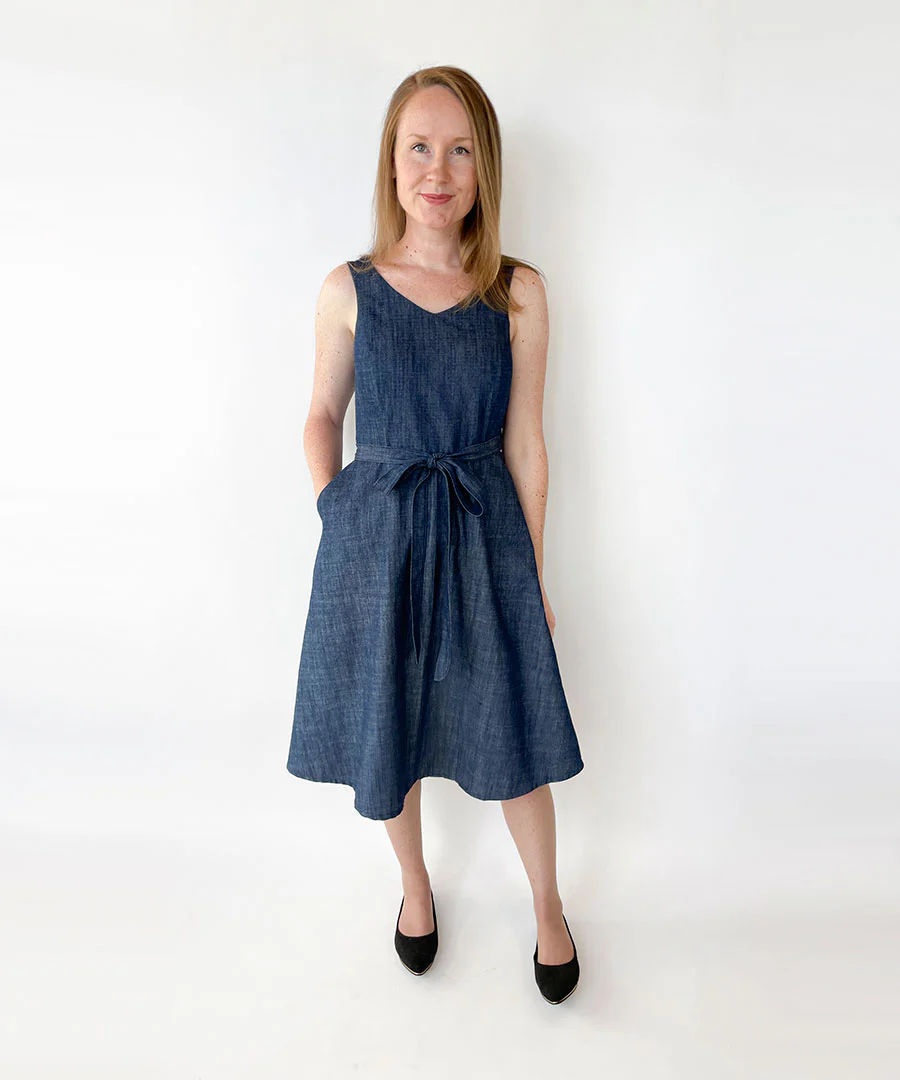 Jennifer Lauren Handmade Jade Wrap Dress