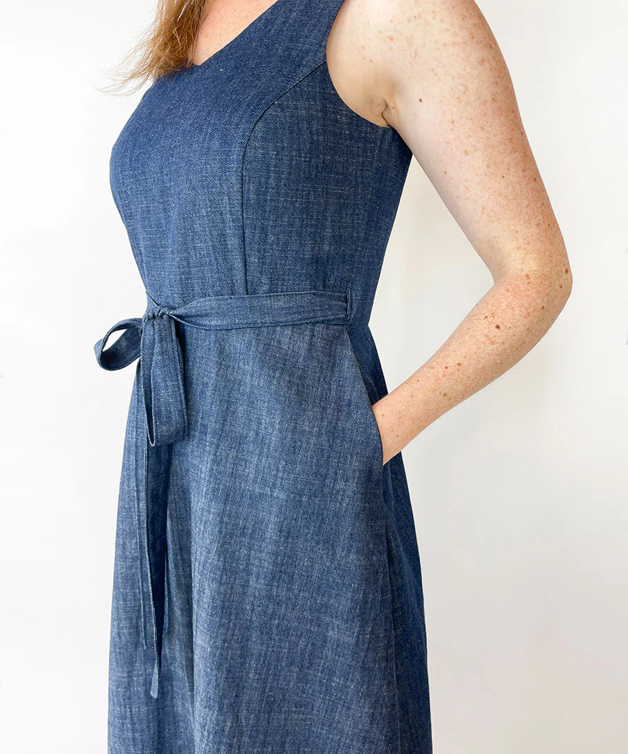 Jennifer Lauren Handmade Jade Wrap Dress - Image 5