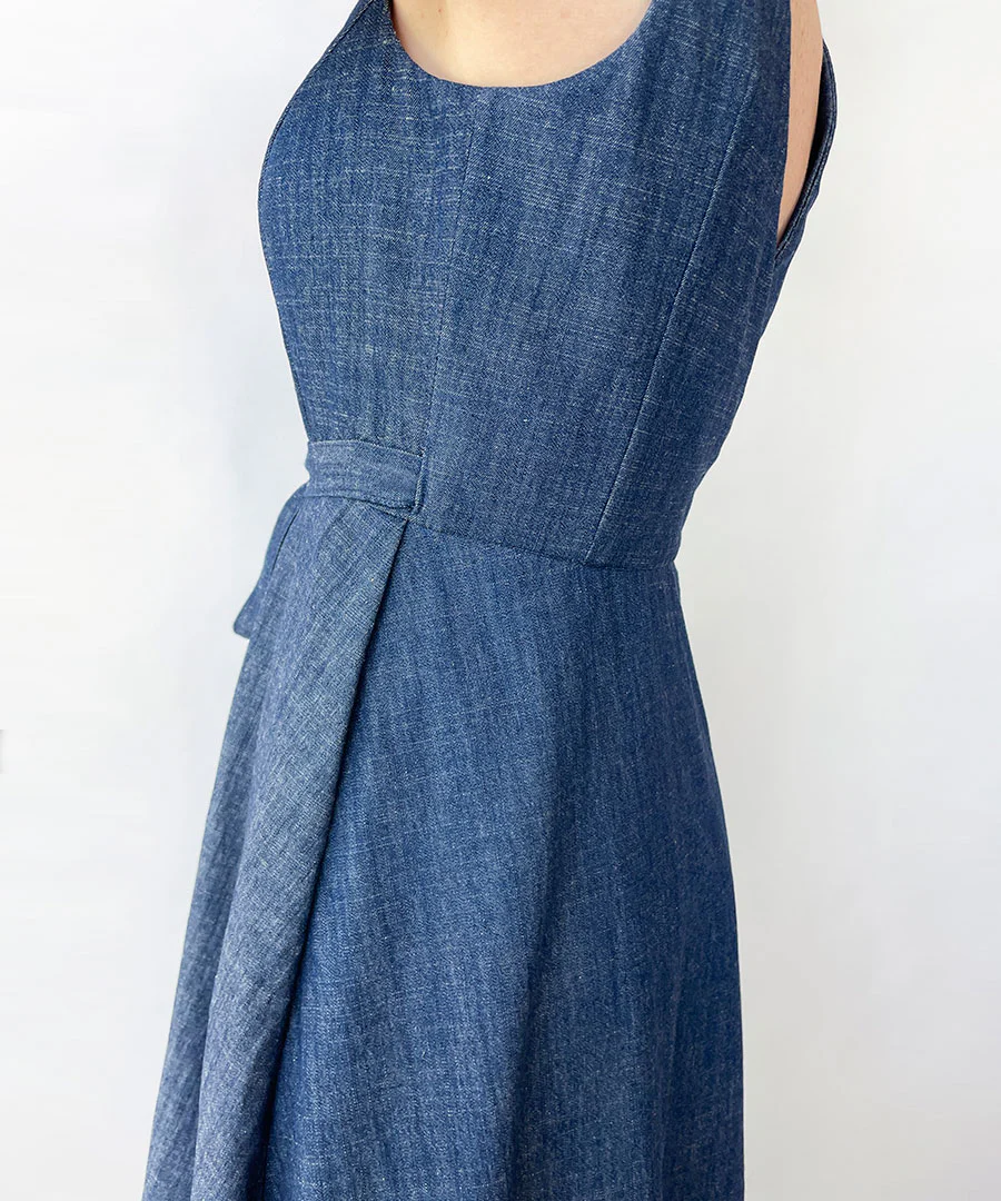 Jennifer Lauren Handmade Jade Wrap Dress - Image 6