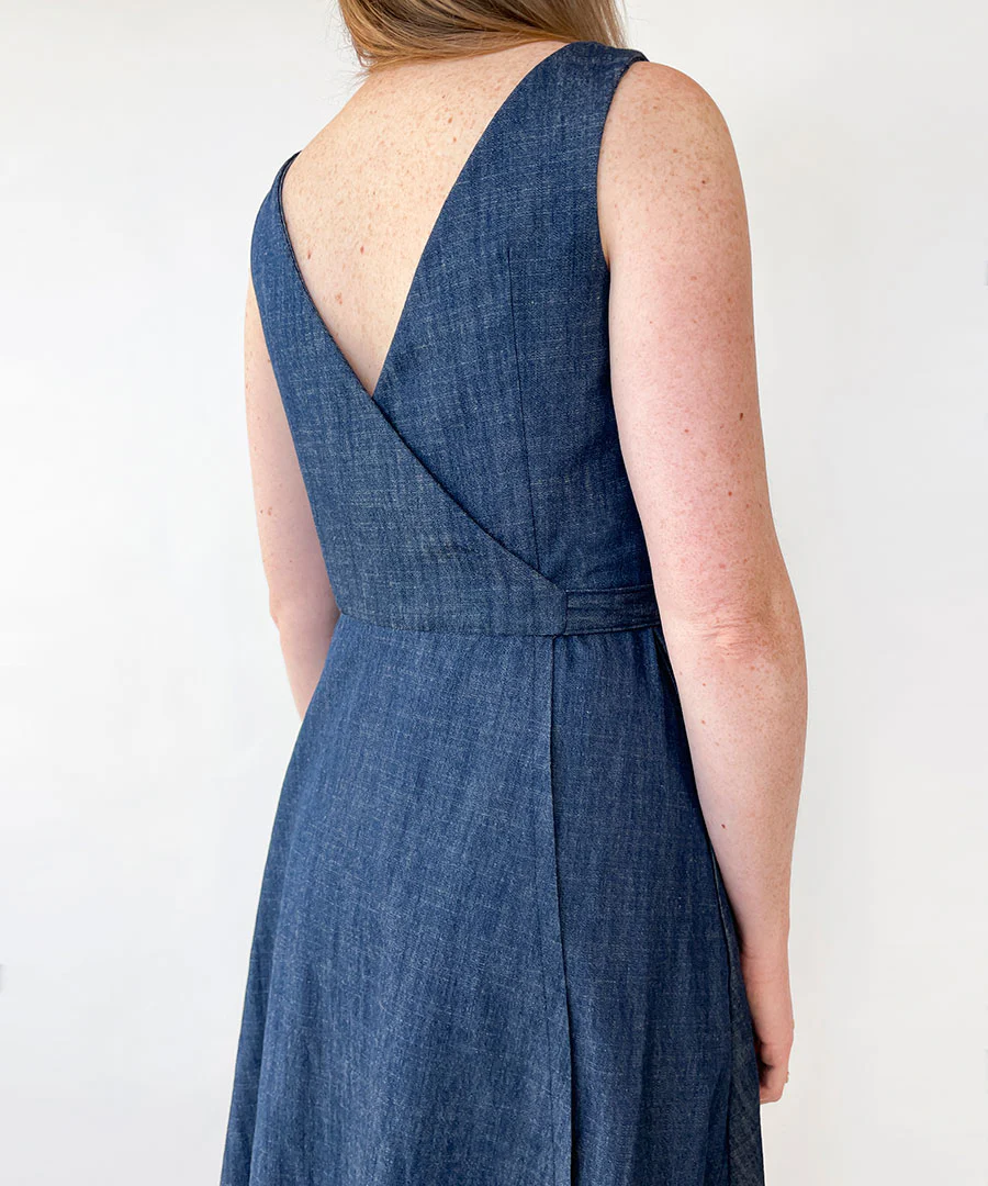 Jennifer Lauren Handmade Jade Wrap Dress - Image 8