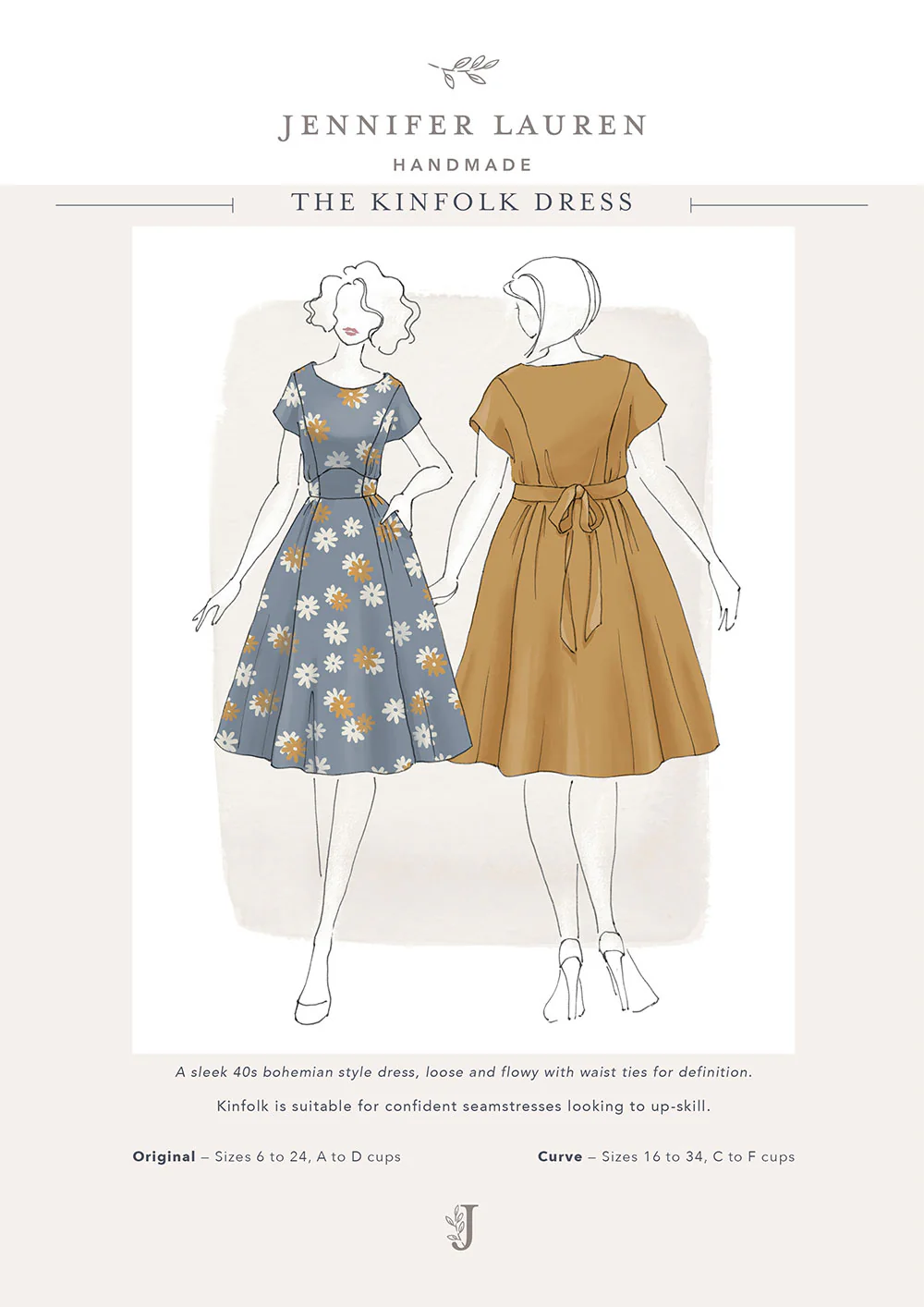 Jennifer Lauren Handmade Kinfolk Dress - Image 18