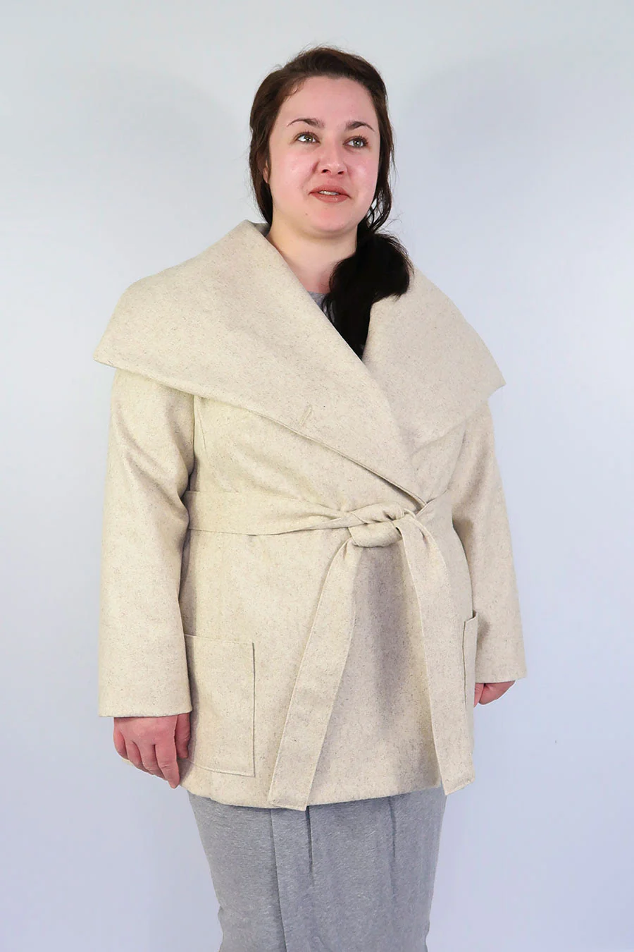 Jennifer Lauren Handmade Willa Wrap Coat - Image 10