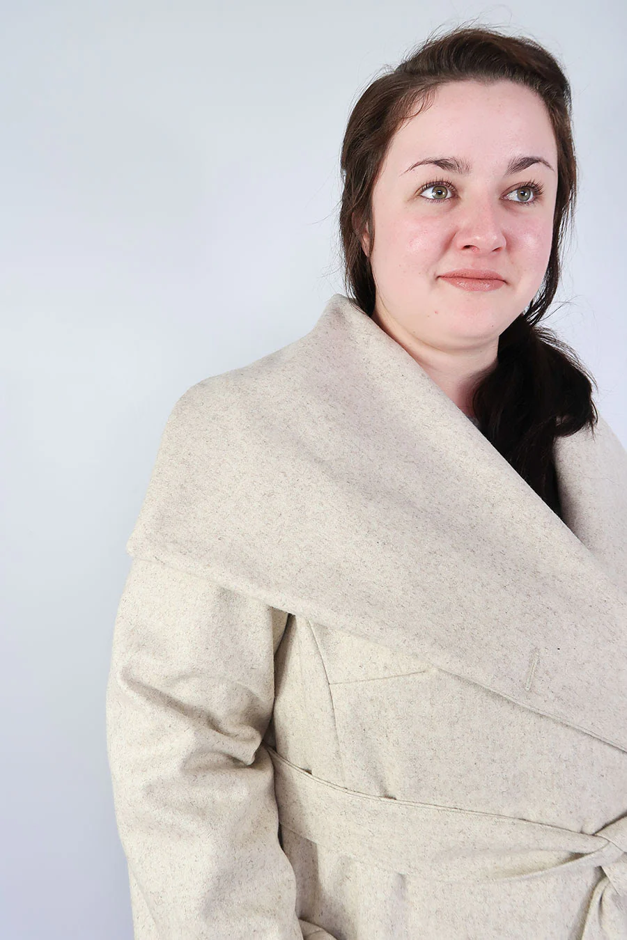 Jennifer Lauren Handmade Willa Wrap Coat - Image 11
