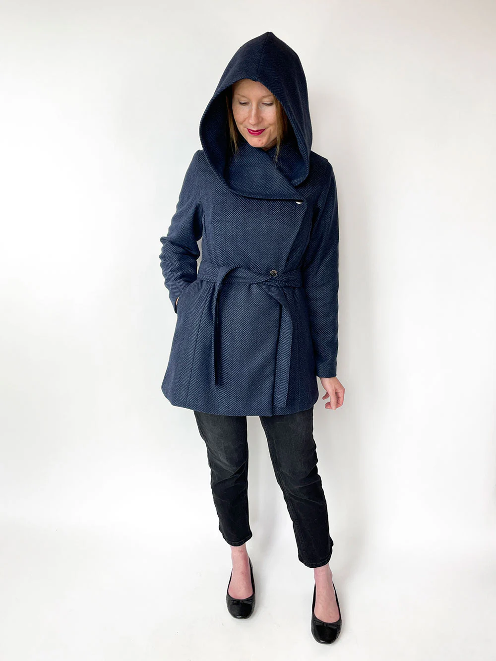 Jennifer Lauren Handmade Willa Wrap Coat Hood Expansion Pack - Image 2