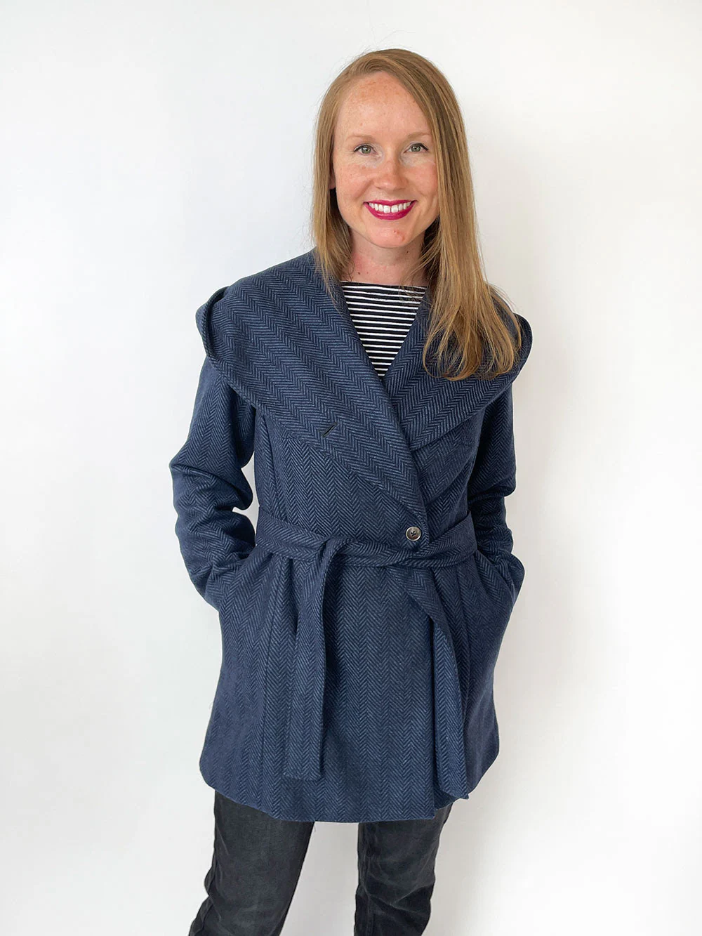 Jennifer Lauren Handmade Willa Wrap Coat Hood Expansion Pack - Image 9