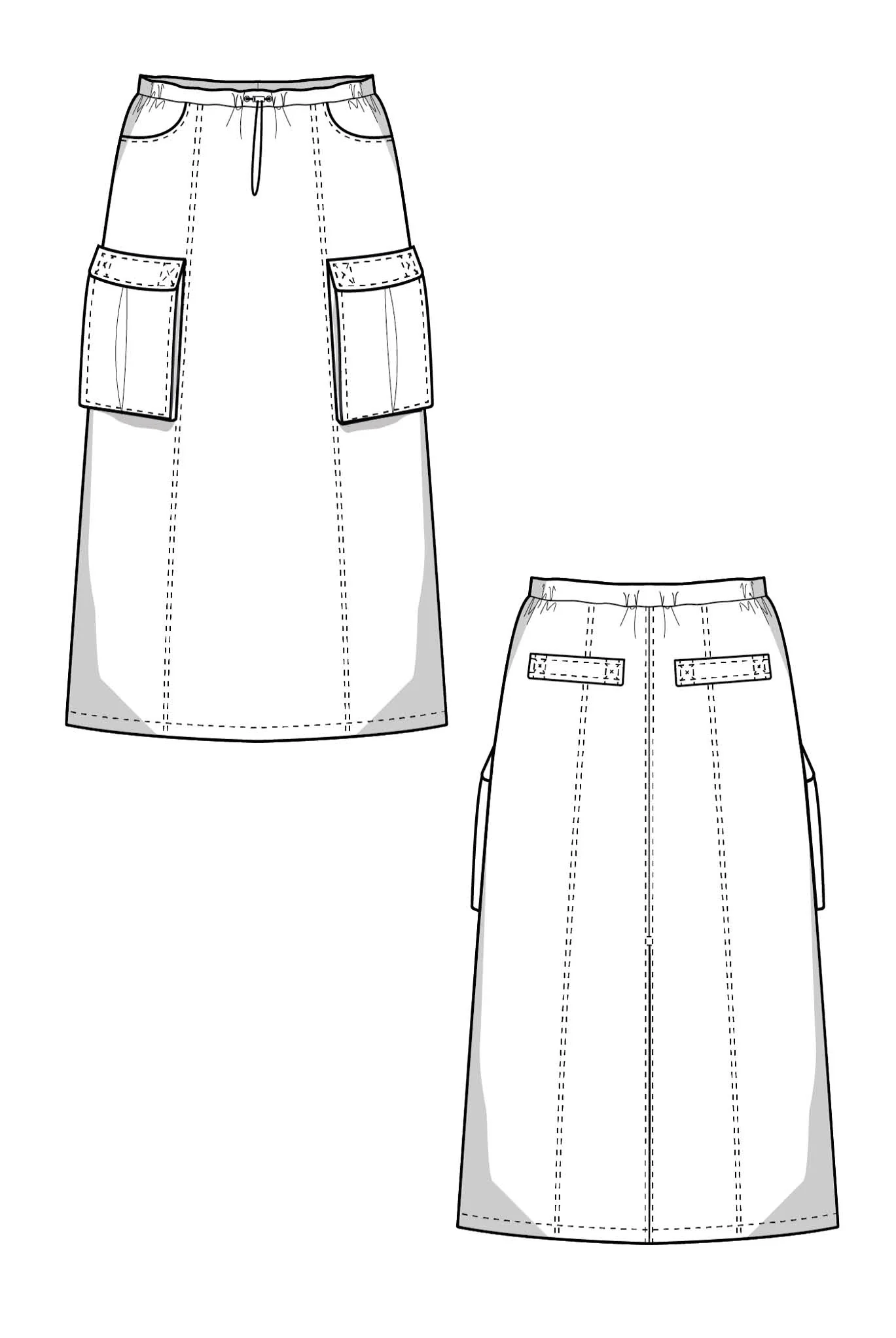 JULIANA MARTEJEVS Cargo Skirt - Image 5