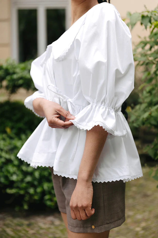 JULIANA MARTEJEVS Daphne Wrap Blouse - Image 3