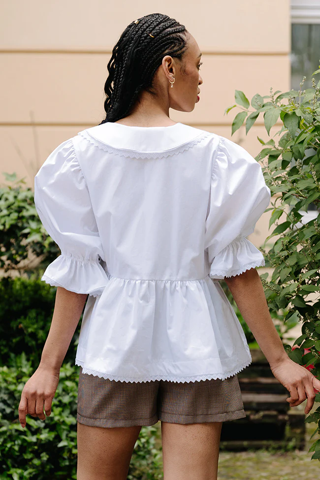 JULIANA MARTEJEVS Daphne Wrap Blouse - Image 4