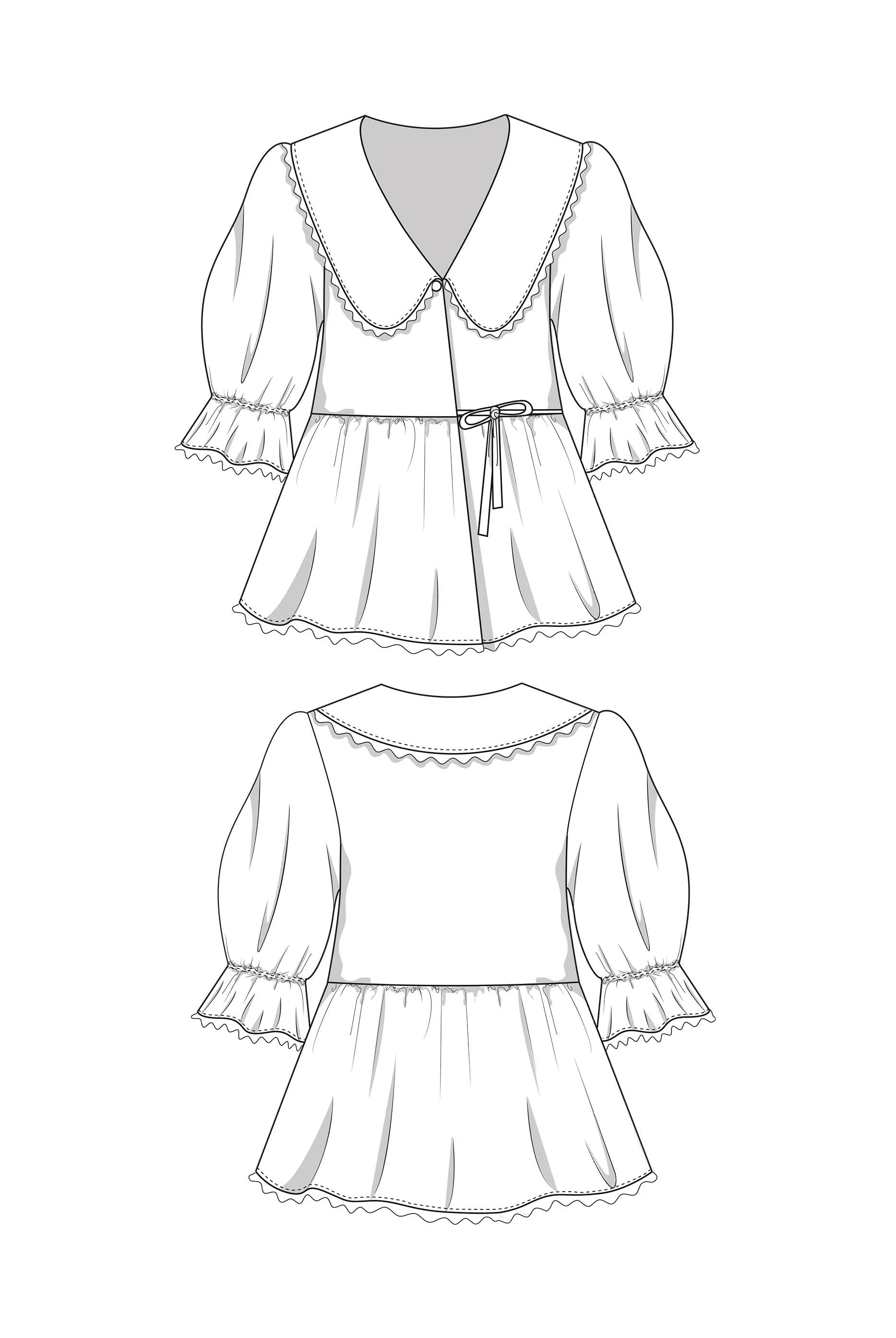 JULIANA MARTEJEVS Daphne Wrap Blouse - Image 5