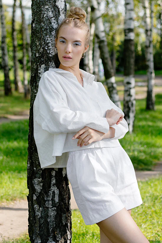 JULIANA MARTEJEVS Linen Co-ord Bundle - Printed copy shop (+£7.00)
