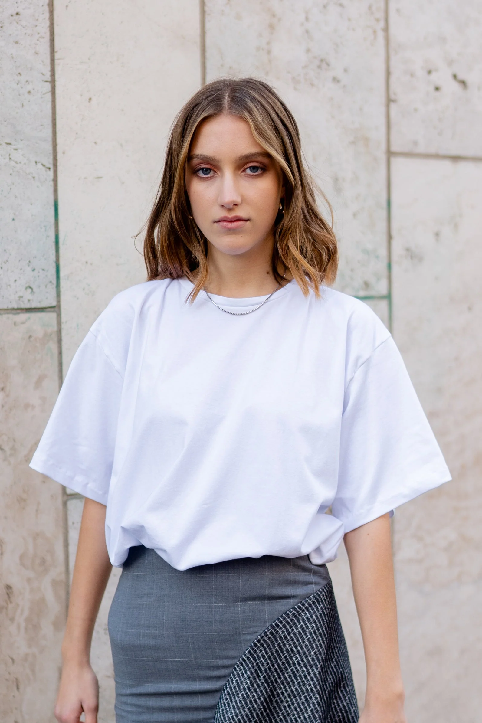 JULIANA MARTEJEVS Oversized T-shirt - Printed copy shop (+£5.00)