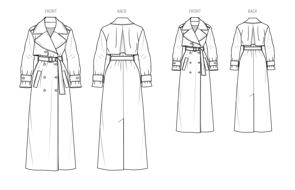 Know Me Child/Woman Trench Coat ME2070 - Image 5
