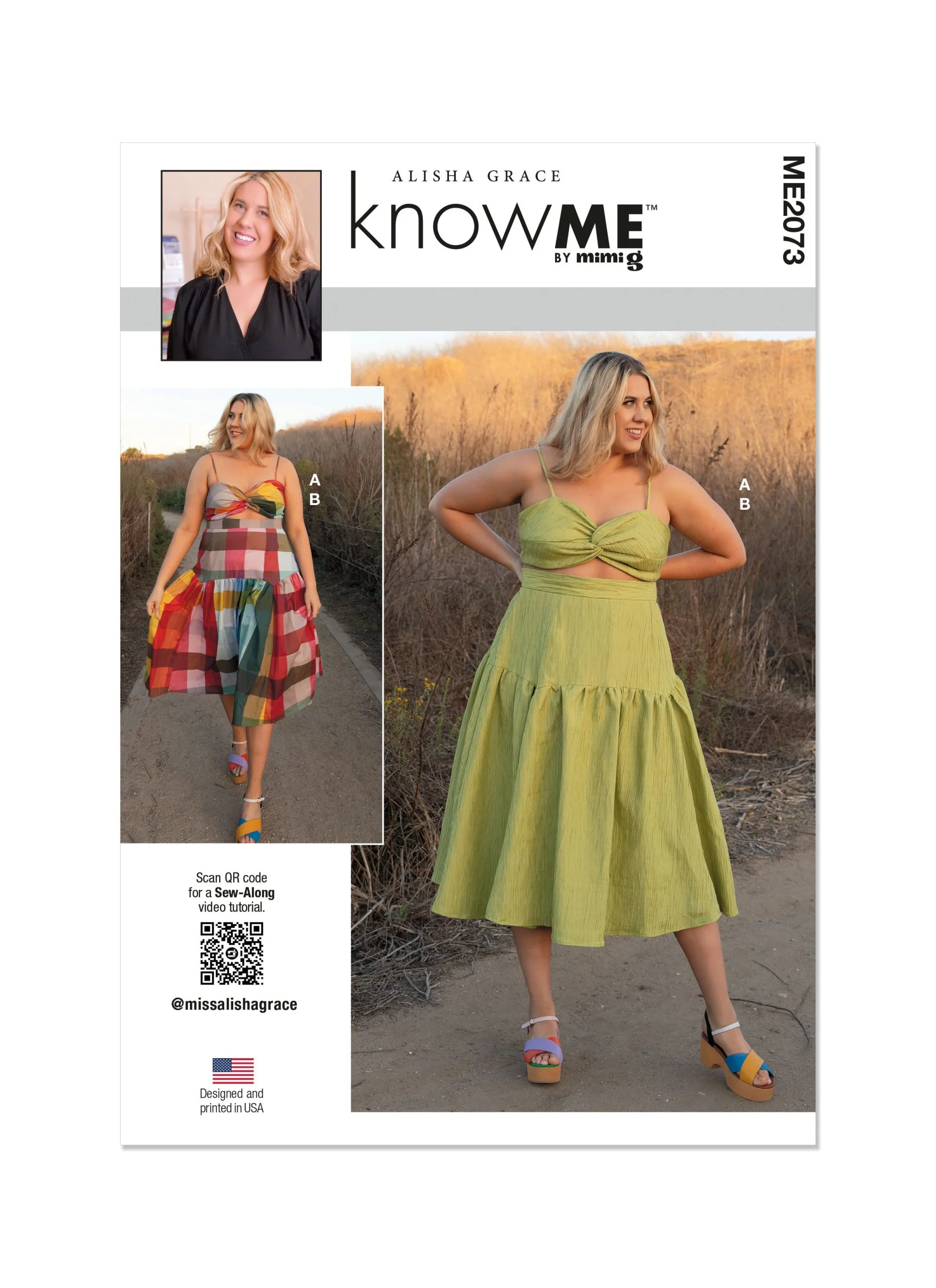 Know Me Crop Top & Skirt ME2073 - Image 2