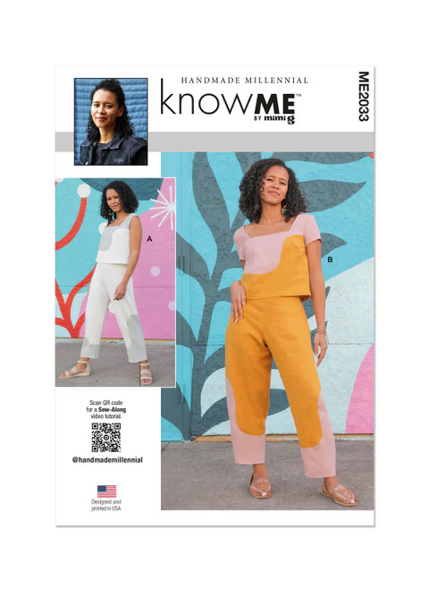 Know Me Crop Top & Trousers ME2033 - Image 2