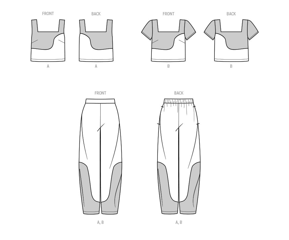 Know Me Crop Top & Trousers ME2033 - Image 6