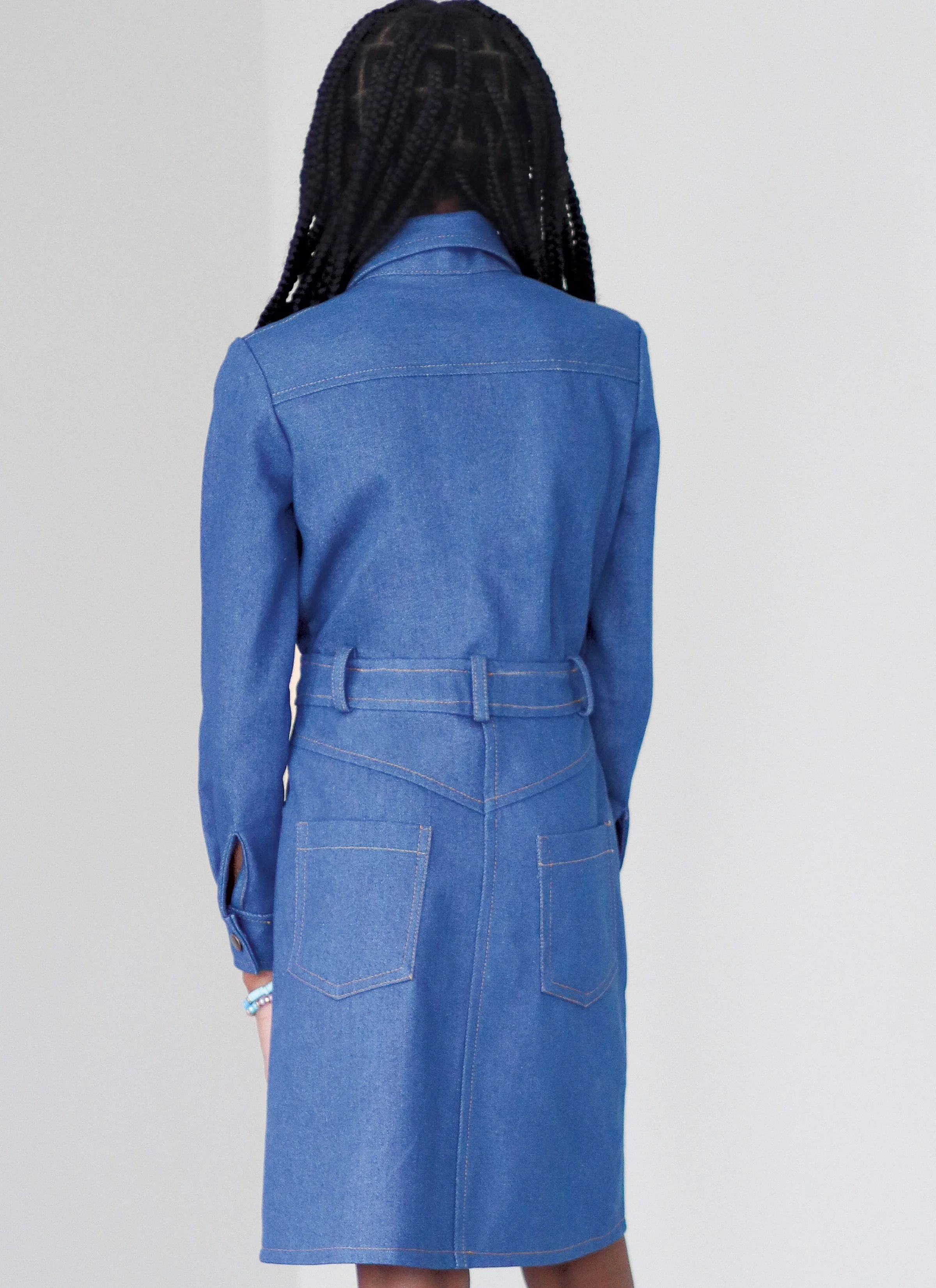 Know Me Girl's and Misses' Denim Dress ME2133 - Image 4