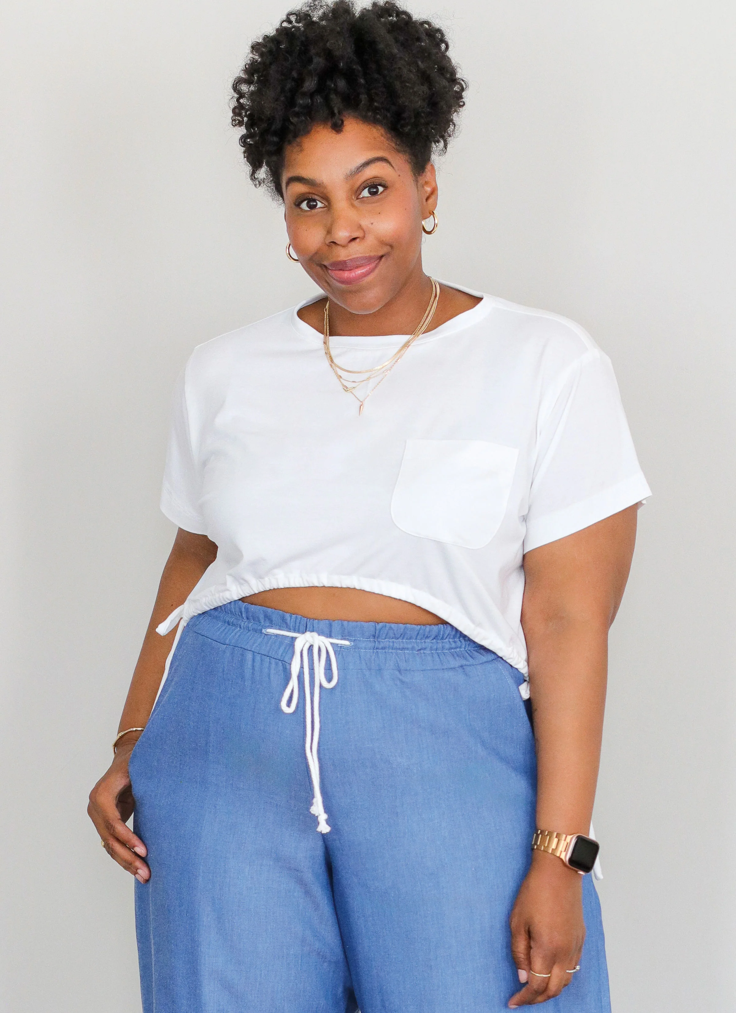 Know Me Knit Top and Woven Pants ME2110 - Image 3