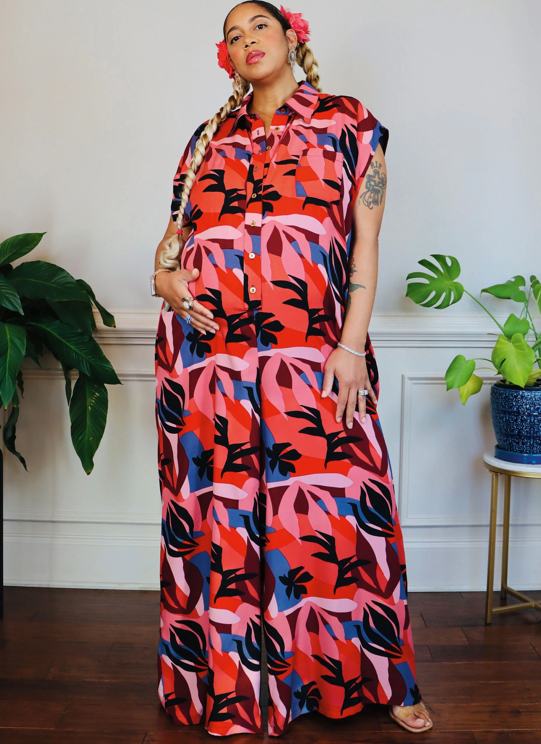 Know Me Maternity Romper & Jumpsuit ME2081 - Image 3