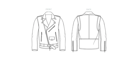 Know Me Men's Moto Jacket ME2011 - Image 6