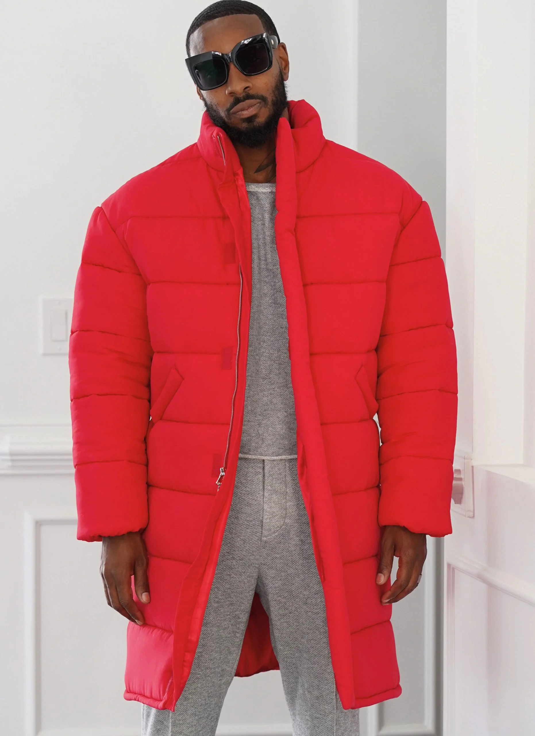 Know Me Men's Puffer Coat ME2061 - Image 3