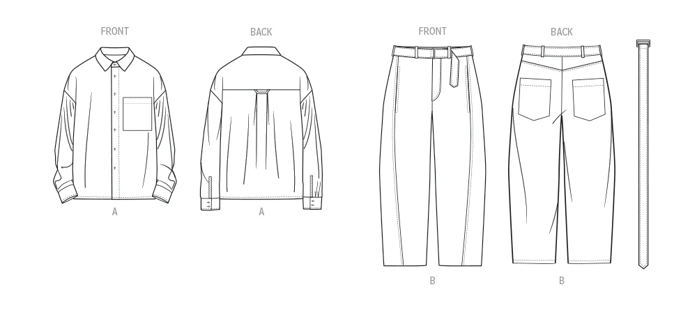 Know Me Men's Shirt and Jeans with Belt ME2142 - Image 6