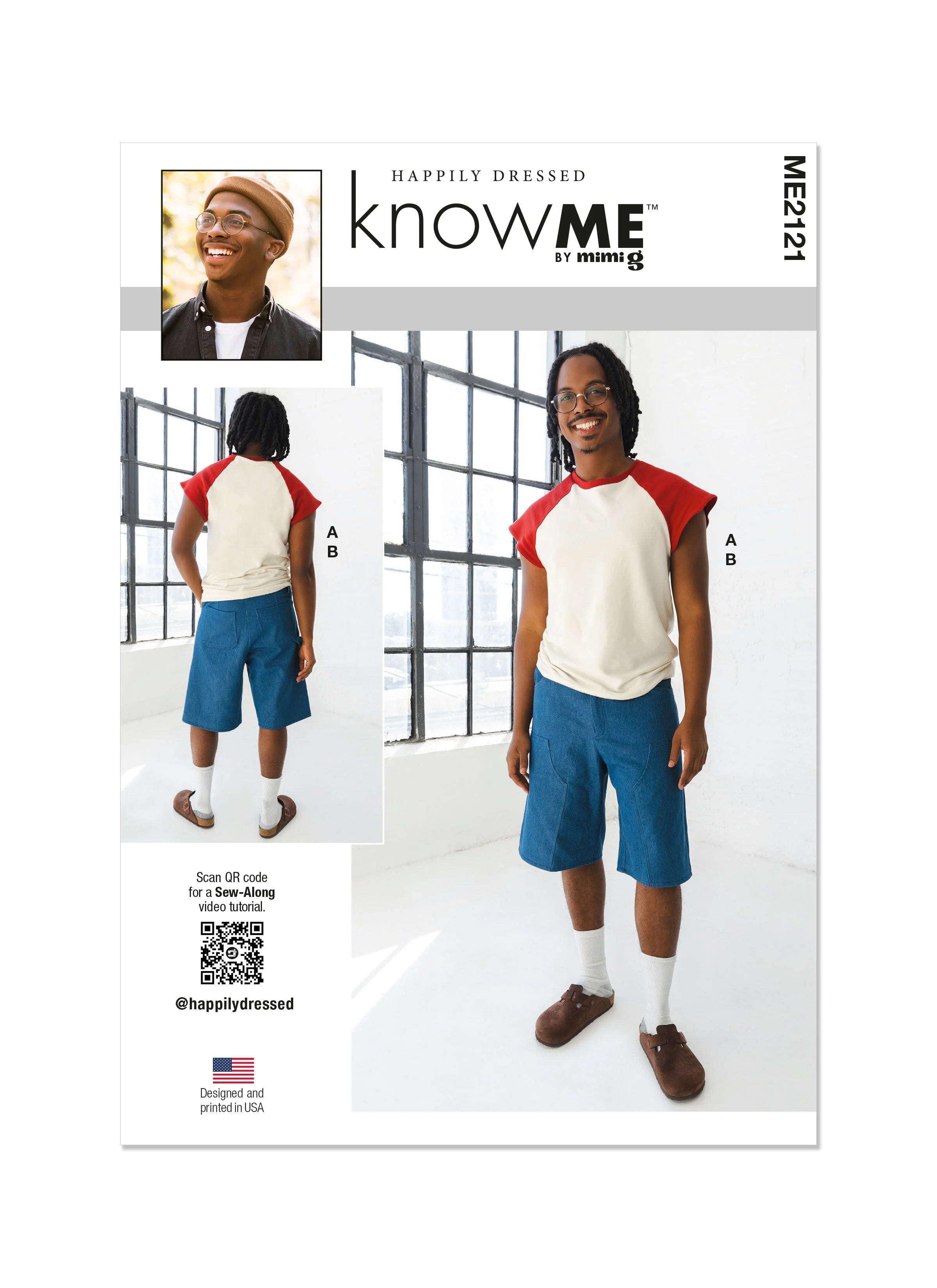 Know Me Men's T-Shirt and Shorts ME2121 - Image 2