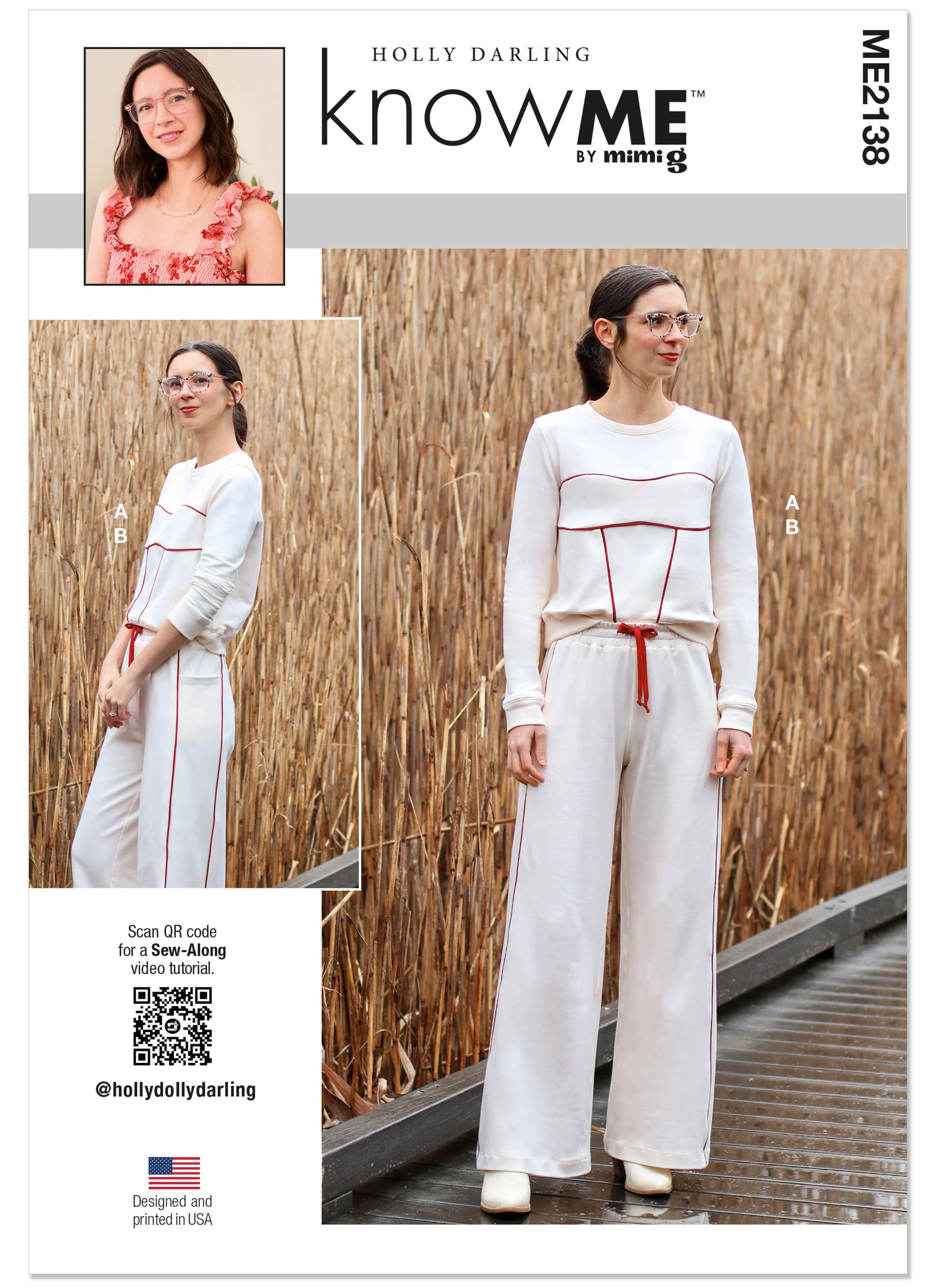 Know Me Misses' Sweatsuit Top and Trousers ME2138 - Image 2