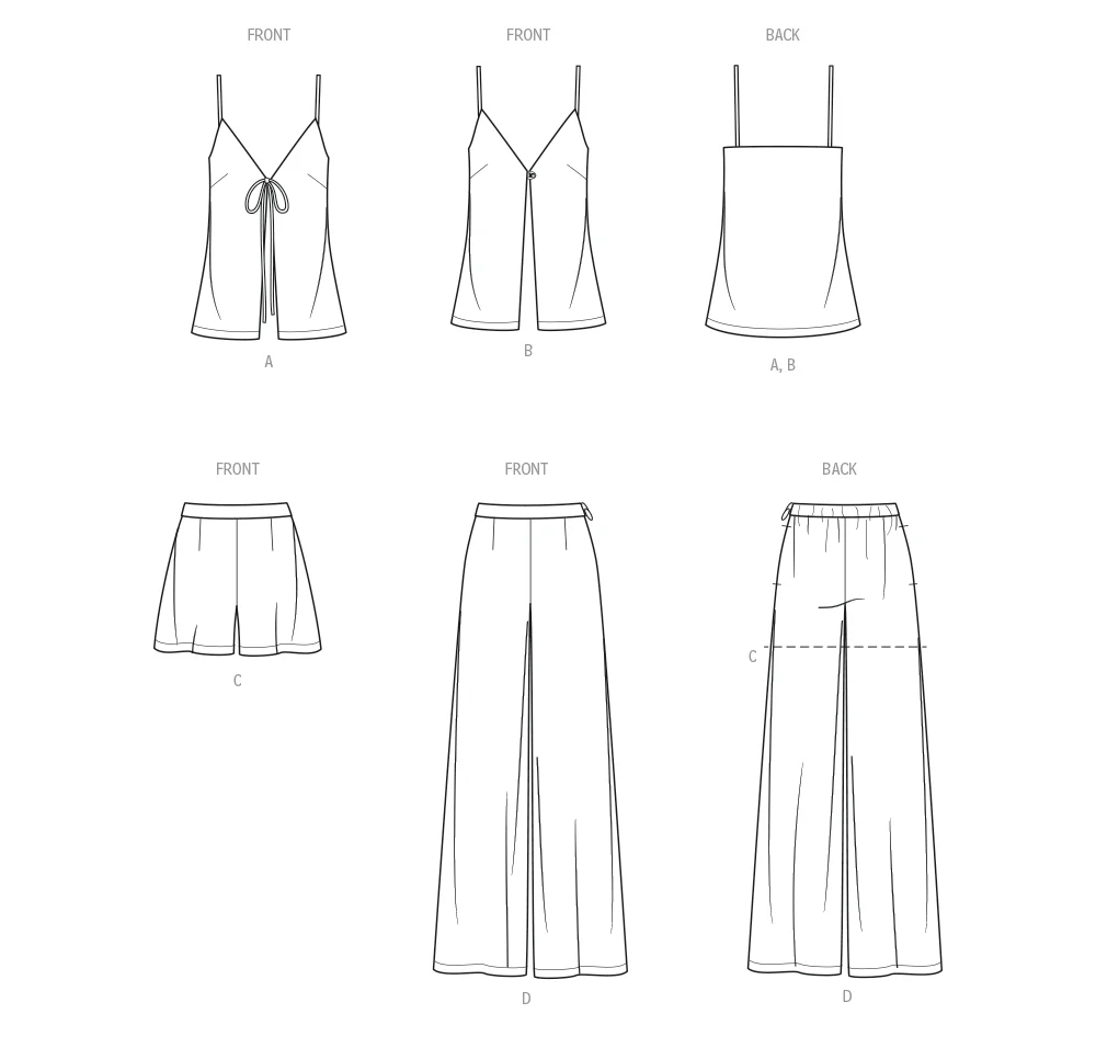 Know Me Top, Shorts and Trousers ME2124 - Image 9