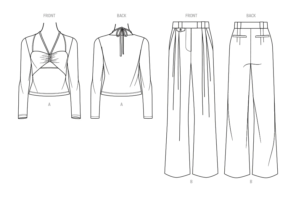 Know Me Trousers & Knit Top ME2053 - Image 5
