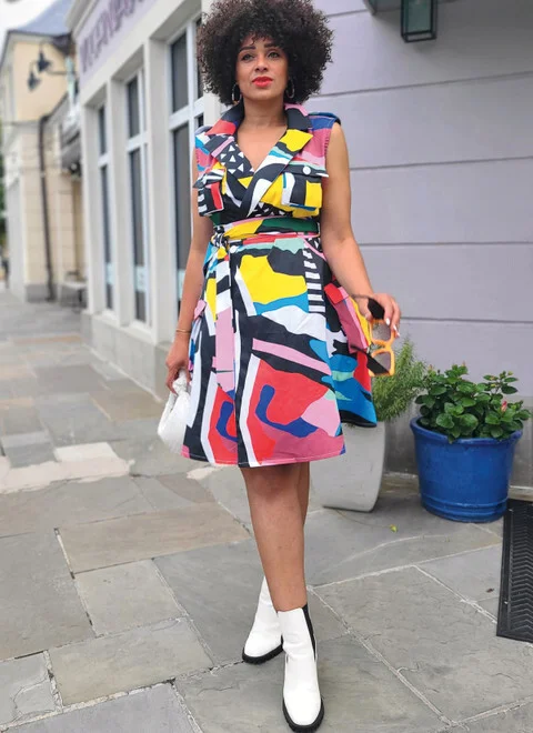 Know Me Wrap Dress ME2020 - Image 3