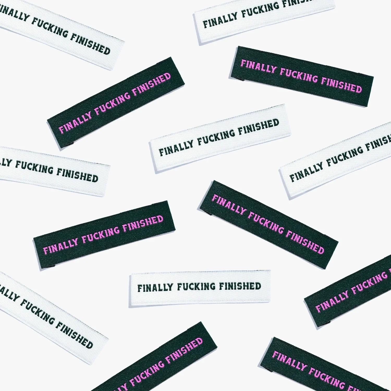 Kylie & The Machine 'Finally Fucking Finished' Labels