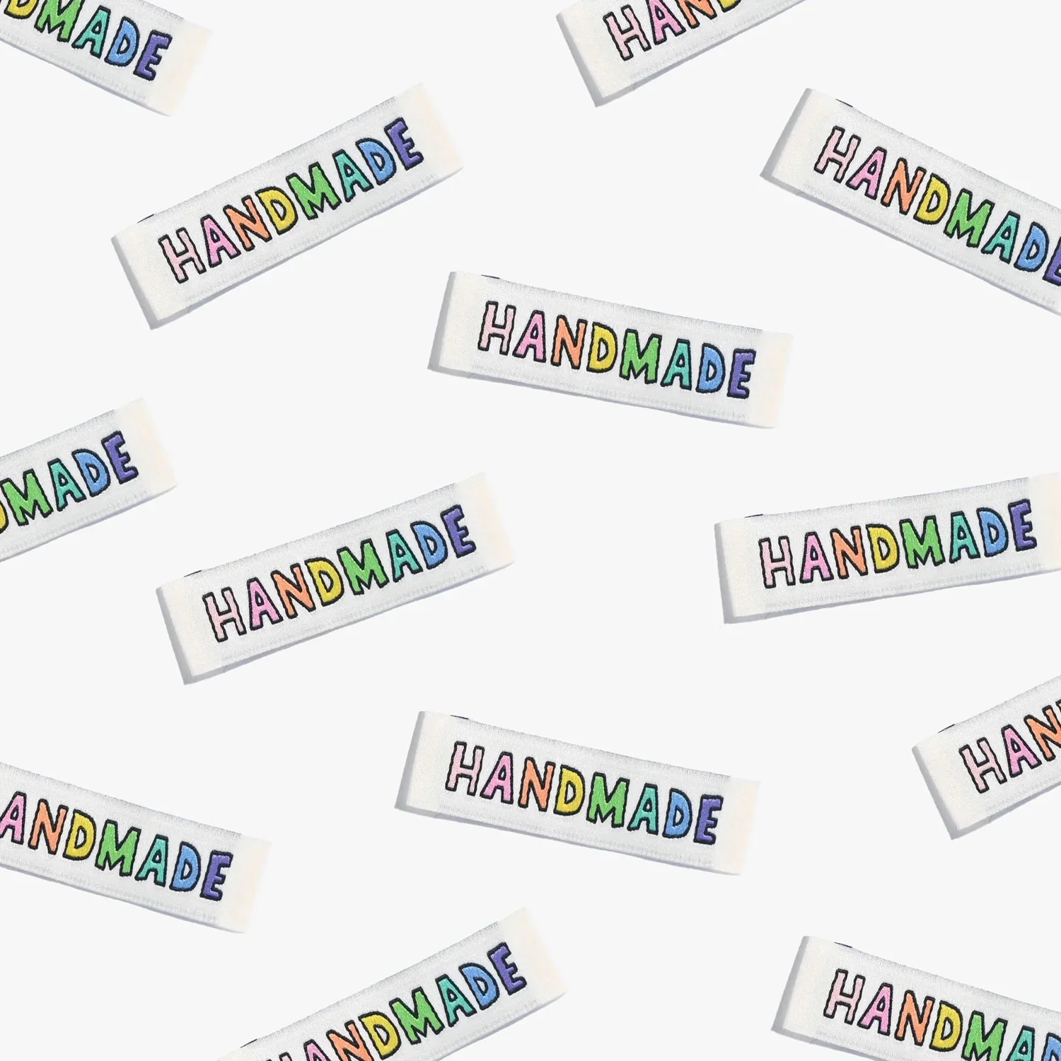 Kylie & The Machine 'Handmade Rainbow' Woven Labels
