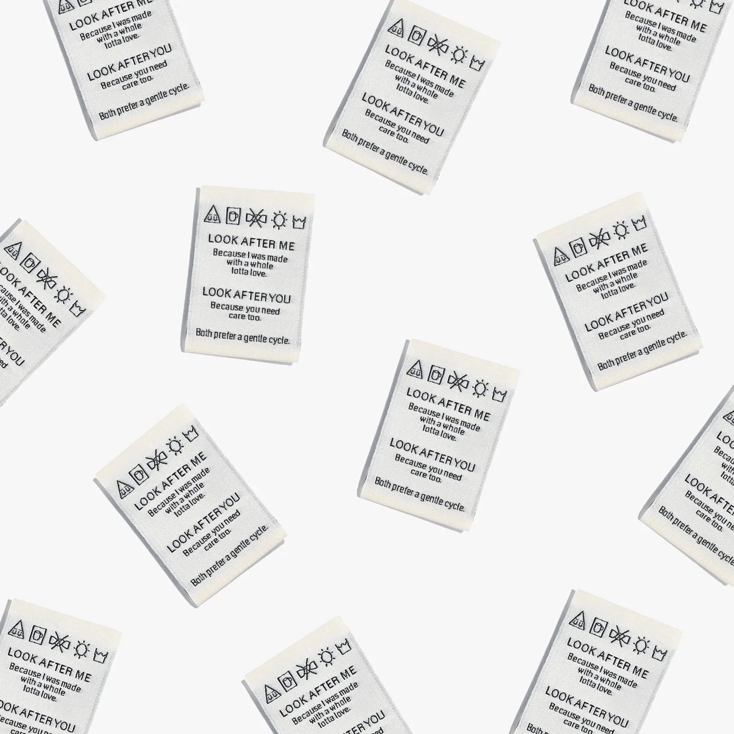 Kylie & The Machine 'Look After Me, Look After You' Woven Labels