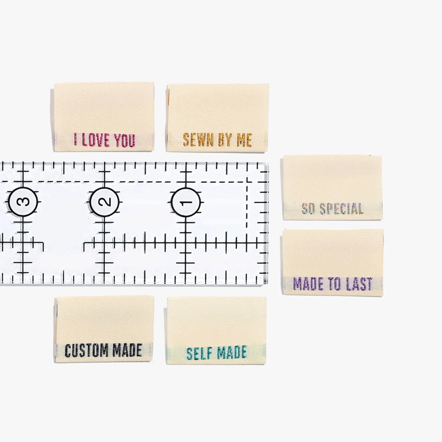 Kylie & The Machine 'Metallic Side Seams (Cream)' Labels - Image 4